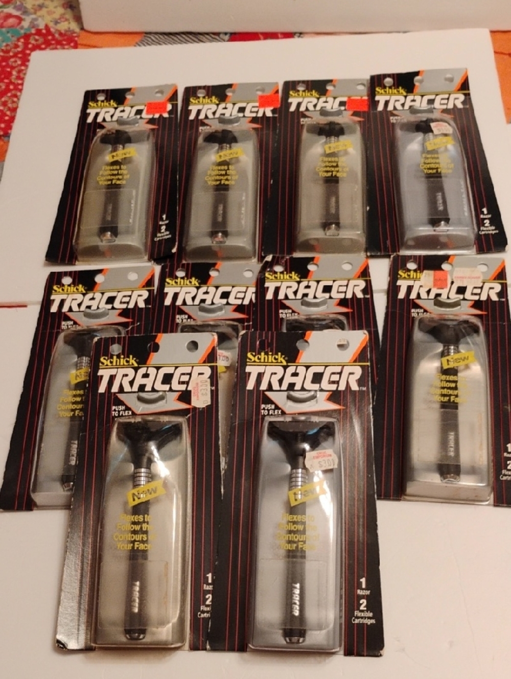 Vintage Schick Tracer Disposable Razor - Black (Packaged)